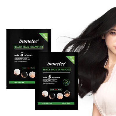 Hair Black Shampoo For White Hair To Black Home Travel Use