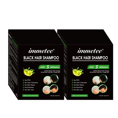 Portable Health Healthy Hair Color Shampoo Black 400ml Price