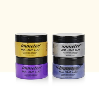 Private label hair styling pomade hair color wax temporary hair color